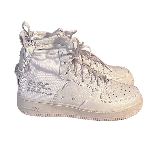 Nike SF Air Force 1 Mid Silt Red Dust Shoes Size Women’s 6 / 6.5Y AJ0424-600 - Picture 6 of 12